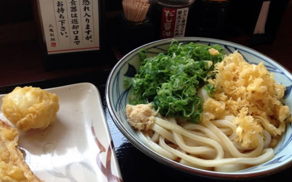 丸亀製麺で讃岐うどん