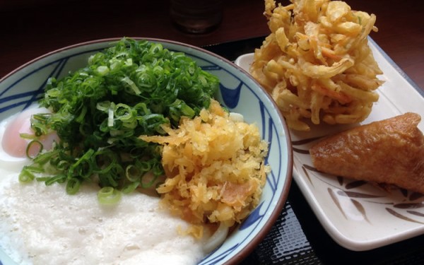 丸亀製麺で讃岐うどん