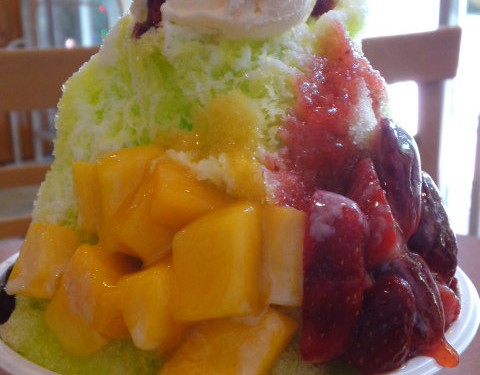 かき氷で満腹！？