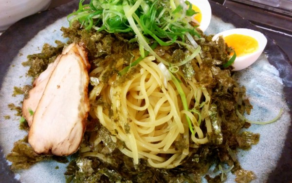 【閉店】のりねぎつけ麺・明太子ごはんセット 辛部（浦添市）