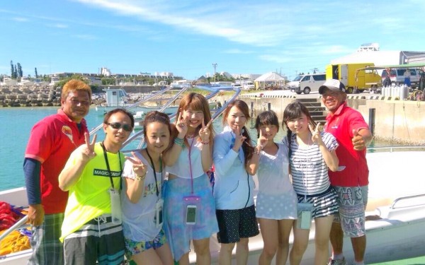 パラセーリングボートはノリノリで最高の気分でした。|沖縄旅の思い出フォトコンテスト