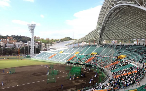 沖縄セルラースタジアム那覇で巨人VS中日の練習試合を観てきたぞ！（那覇市）