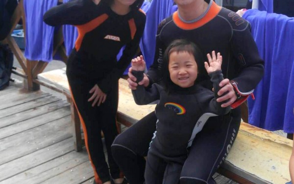 6歳娘もシュノーケルができ、お魚に感動していました｜沖縄旅の思い出ﾌｫﾄｺﾝﾃｽﾄ
