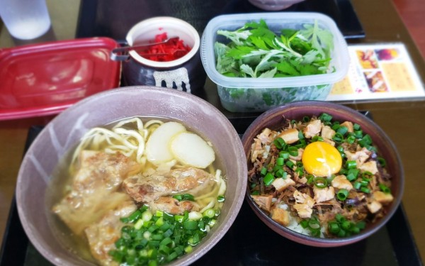 まかないメシもお勧め　たいちそば(那覇市)