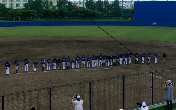 沖縄初のプロ野球チーム琉球ブルーオーシャンズVSシンバ戦を観戦!応援!(宜野湾市)