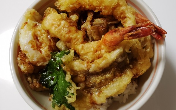 デリバリーしてみた　天丼はせ川(那覇市)