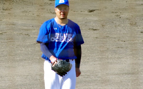 野球観戦！琉球ブルーオーシャンズVSシンバ（浦添市）