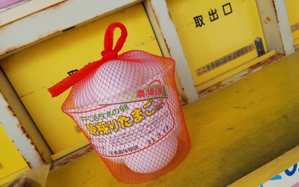 らんらん家の卵の自動販売機（南城市）