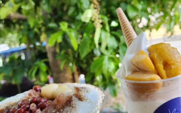 美味しいぜんざいやパフェがいただけるお店(馬天パーラー 南城市)