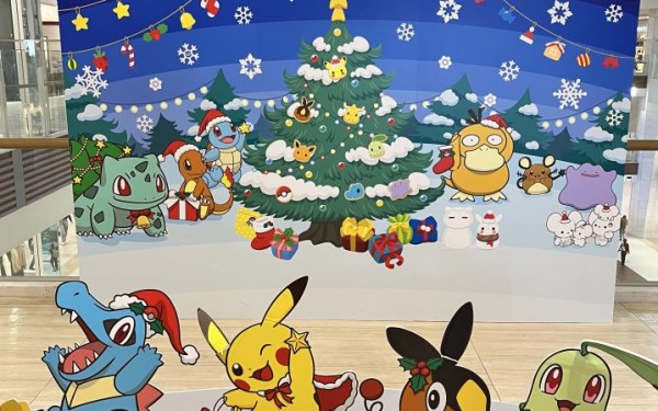 ポケモン ホエルオーウォッチングとクリスマス装飾（北中城村）