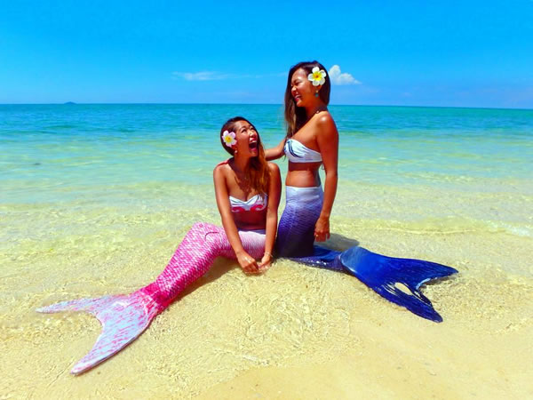 【宮古島・与那覇前浜ビーチ】マーメイド体験♪ 美しい宮古島の海でフォト撮影♪ 女性カメラマン撮影♪ 360度カメラオプション有り