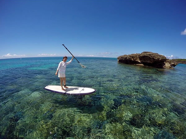 【宮古島】SUP&ウミガメシュノーケリング♪