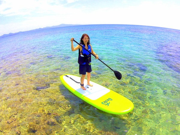 SUP&シュノーケリング|美ら海水族館にも近く観光にも便利!屋部の浜ビーチ