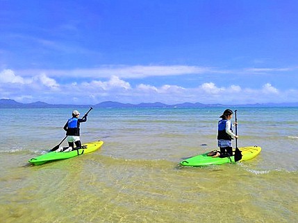 SUP&シュノーケリング|美ら海水族館にも近く観光にも便利!屋部の浜ビーチ