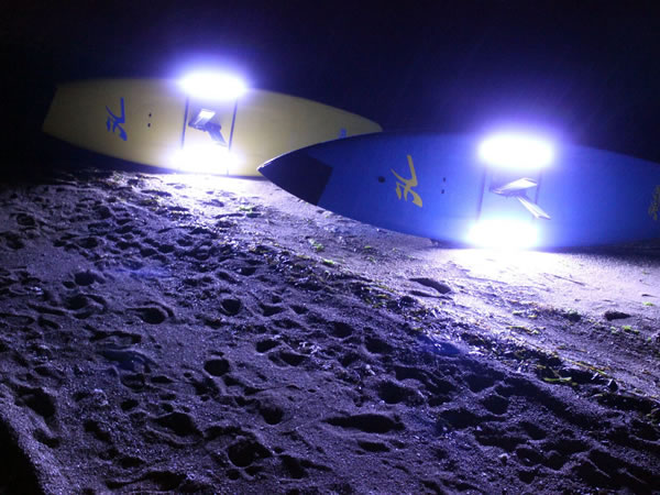 LEDライトを装着
