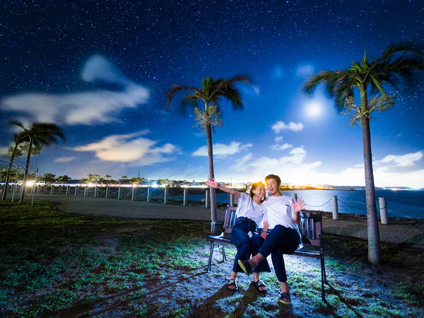 ★沖縄星空フォトツアー★ベーシックプラン♪プロカメラマン撮影!超ビッグサイズデータ納品!【海中道路集合】
