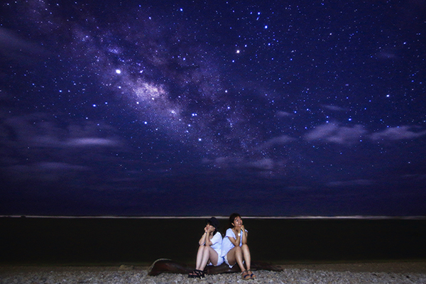 【沖縄本島南部】美ら島星空フォトプラン♪満天の星をバックに記念写真を♪