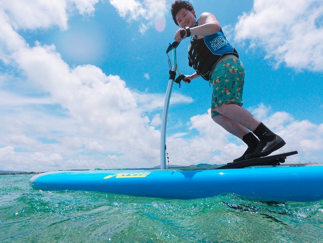 【古宇利島】新感覚サップを体験!ペダルサップツーリング