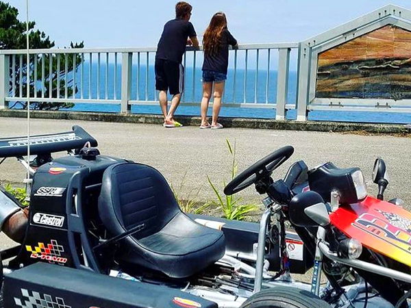 【石垣島】ガイドが先導♪ゴーカートで観光スポット巡りツアー♪グループで参加がお得です♪