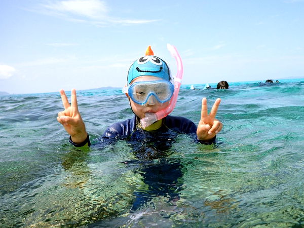【石垣島:ファミリー向け1グループ貸切プラン】ビーチシュノーケリング♪4歳からOK♪(送迎あり)