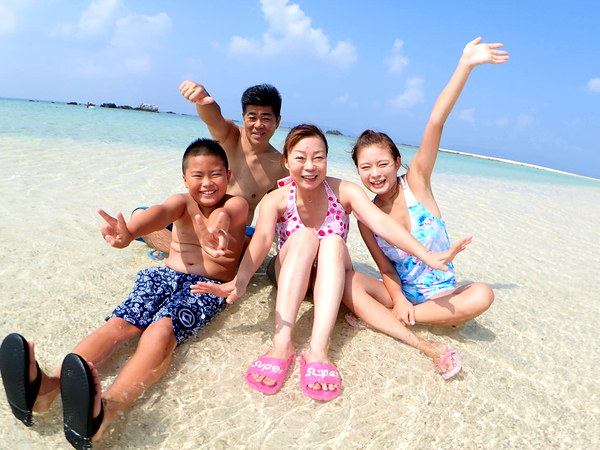 ※地域共通クーポン対象【石垣島】4歳から参加OK!シュノーケル+幻の島上陸+竹富島観光(水牛車観光&レンタサイクル&ランチ付)