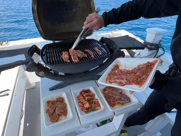 船上BBQ(オプション)