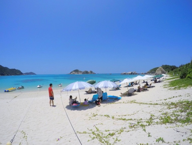渡嘉敷島到着