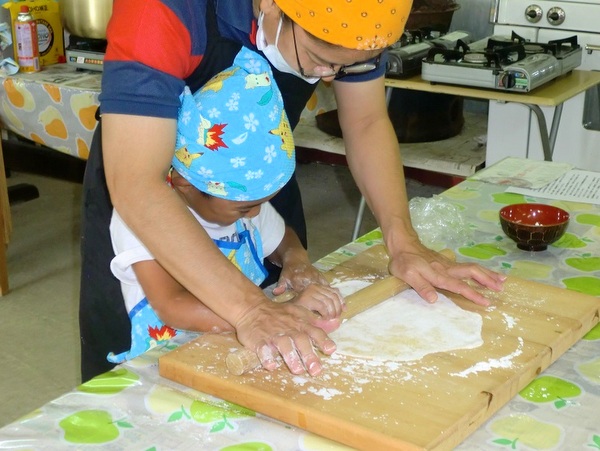 そば作り体験