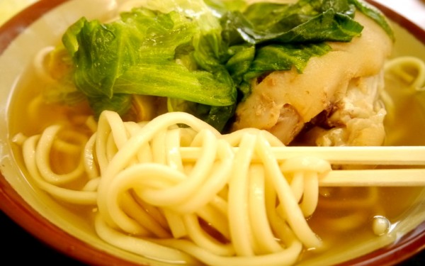 てびちそばセット みはま食堂（北谷町美浜）
