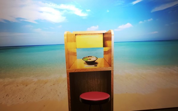 一蘭のラーメン 細麺がおいしい(那覇市)