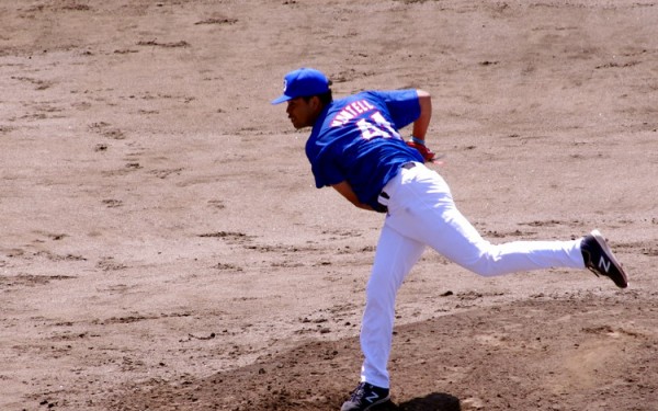 野球観戦!琉球ブルーオーシャンズVSシンバ(浦添市)