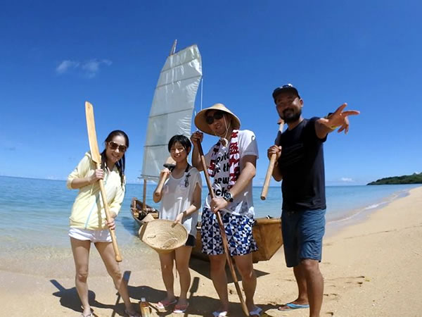 【石垣島】沖縄の伝統船サバニでサンセットクルーズ＆シュノーケル！
