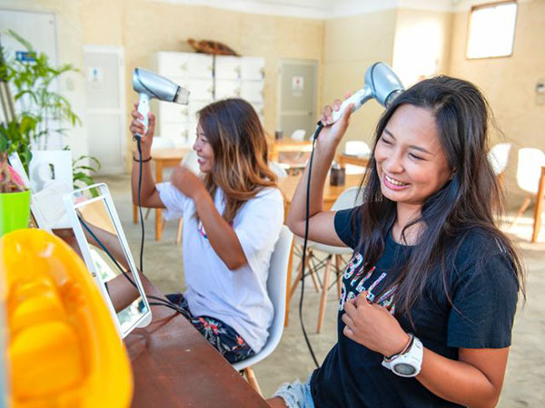 ショップへ戻り休憩