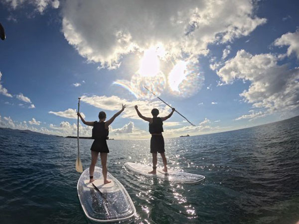 期間限定！学割／【本部町塩川ビーチ】クリアサップ体験ツアー♪GoPro無料レンタル♪美ら海水族館まで15分