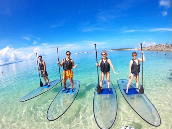 期間限定！学割／【本部町塩川ビーチ】クリアサップ体験ツアー♪GoPro無料レンタル♪美ら海水族館まで15分