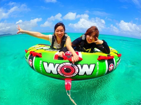 癒しの海とアクティブ体験／【石垣島】（1日）青の洞窟ウミガメシュノーケル＋マリンスポーツ10種遊び放題